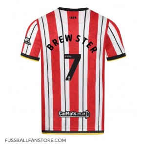 Sheffield United Rhian Brewster #7 Replik Heimtrikot 2024-25 Kurzarm